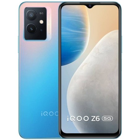 IQOO Z6 5G (Without Charger) (Chromatic Blue, 128 GB)  (4 GB RAM)