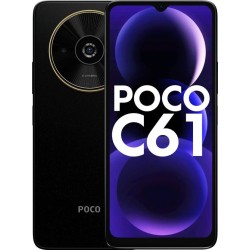 POCO C61 (Diamond Dust Black, 128 GB)  (6 GB RAM)