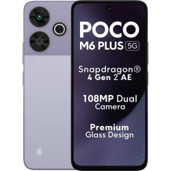 POCO M6 Plus 5G (Misty Lavender, 128 GB)  (8 GB RAM)