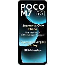 POCO M7 5G (Ocean Blue, 128 GB)  (6 GB RAM)