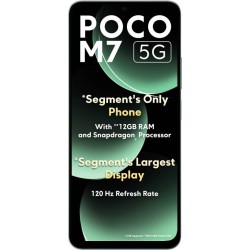 POCO M7 5G (Mint Green, 128 GB)  (8 GB RAM)