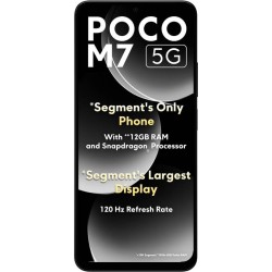 POCO M7 5G (Satin Black, 128 GB)  (8 GB RAM)