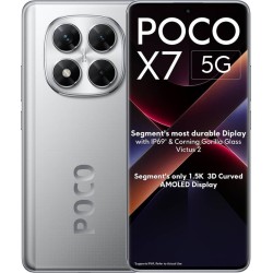POCO X7 5G (Cosmic Silver, 128 GB)  (8 GB RAM)