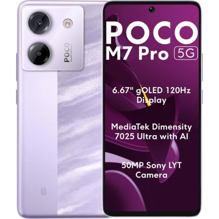 POCO M7 Pro 5G (Lavender Frost, 256 GB)  (8 GB RAM)