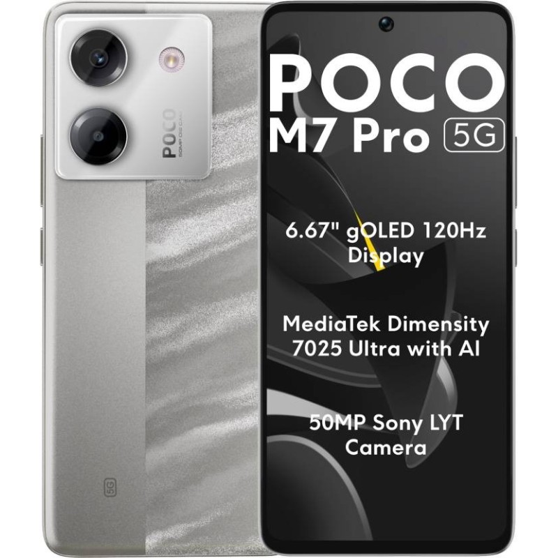 POCO M7 Pro 5G (Lunar Dust, 256 GB)  (8 GB RAM)