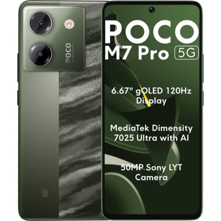 POCO M7 Pro 5G (Olive Twilight, 128 GB)  (6 GB RAM)