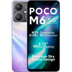 POCO M6 5G (Orion Blue, 128 GB)  (4 GB RAM)