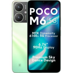 POCO M6 5G (Polaris Green, 64 GB)  (4 GB RAM)