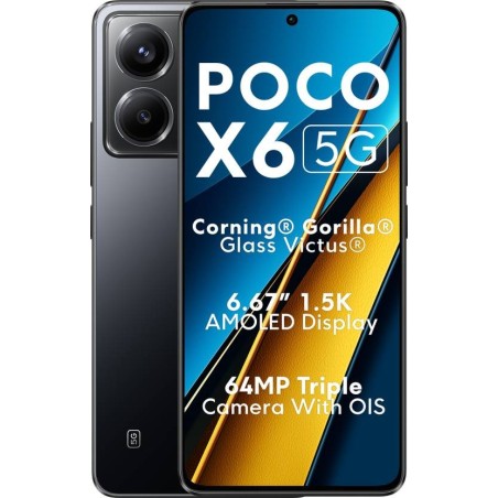POCO X6 5G (Mirror Black, 256 GB)  (12 GB RAM)