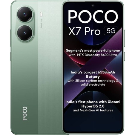 POCO X7 Pro 5G (Nebula Green, 256 GB)  (12 GB RAM)