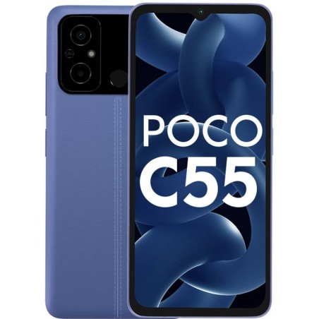 POCO C55 (Cool Blue, 64 GB)  (4 GB RAM)