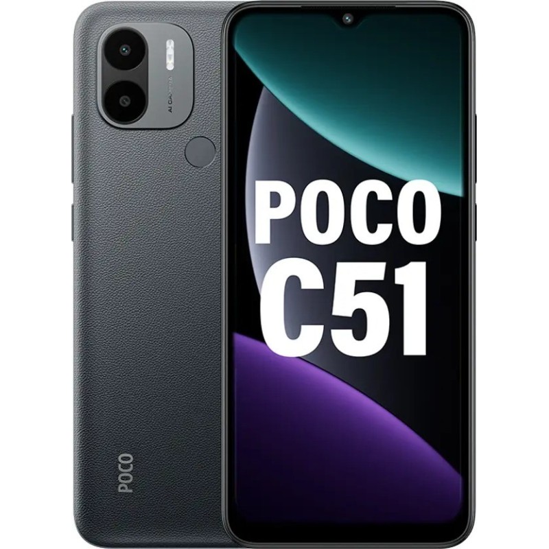POCO C51 (Power Black, 128 GB)  (6 GB RAM)