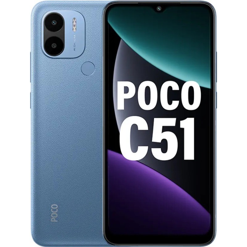 POCO C51 (Royal Blue, 128 GB)  (6 GB RAM)
