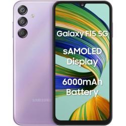 SAMSUNG Galaxy F15 5G (Groovy Violet, 128 GB)  (6 GB RAM)