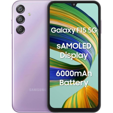 SAMSUNG Galaxy F15 5G (Groovy Violet, 128 GB)  (6 GB RAM)