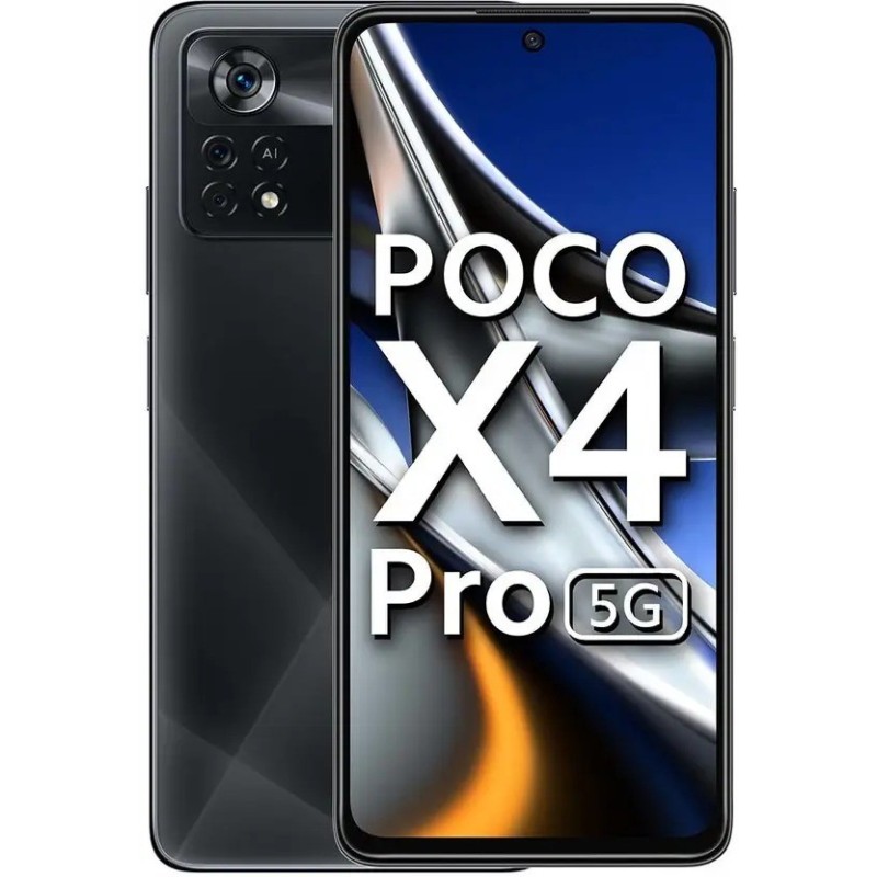 POCO X4 Pro 5G (Laser Black, 128 GB)  (6 GB RAM)