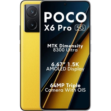 POCO X6 Pro 5G (Yellow, 512 GB)  (12 GB RAM)