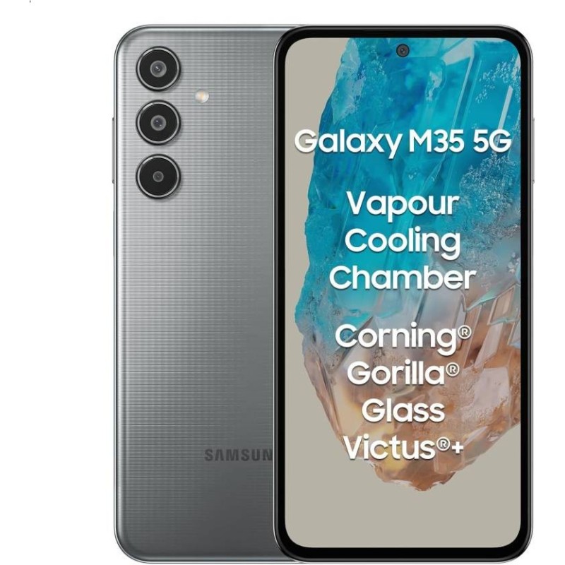 SAMSUNG Galaxy M35 5G (Thunder Grey, 128 GB)  (8 GB RAM)