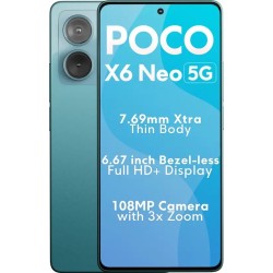 POCO X6 Neo 5G (Horizon Blue, 128 GB)  (8 GB RAM)