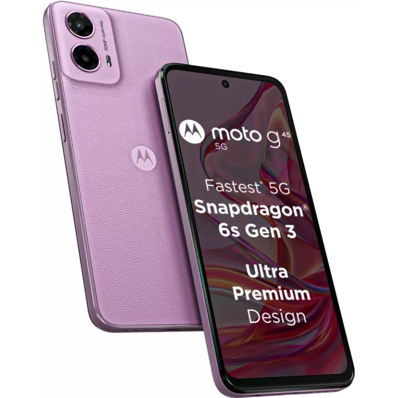 Motorola g45 5G (Pink Lavender, 128 GB)  (8 GB RAM)