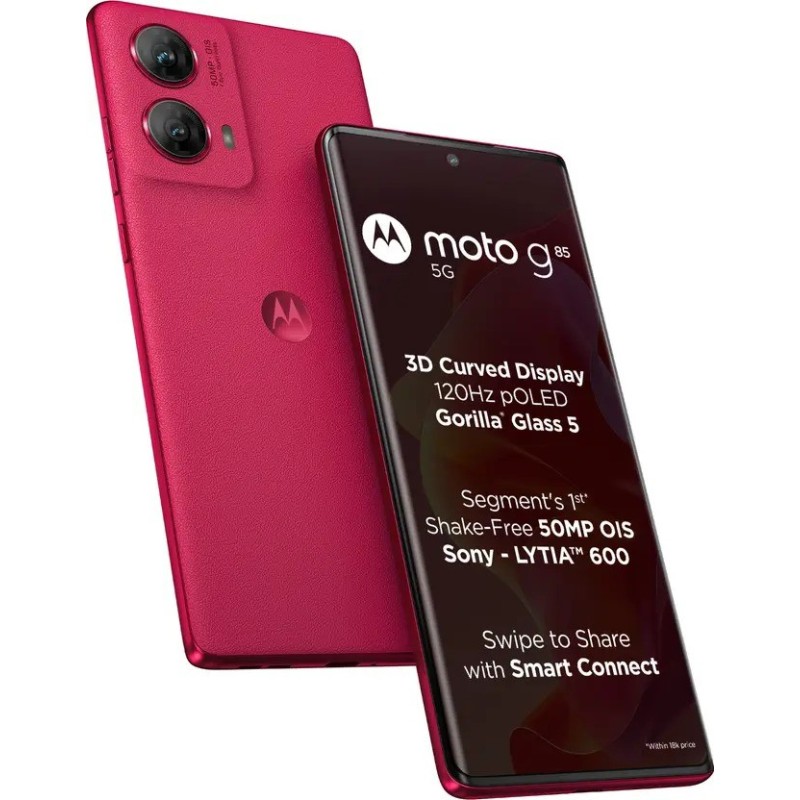 Motorola G85 5G (Viva Magenta, 256 GB)  (12 GB RAM)