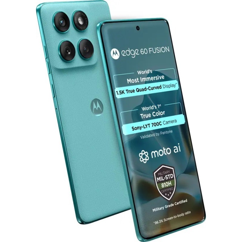 MOTOROLA Edge 60 Fusion 5G (PANTONE Amazonite, 256 GB)  (12 GB RAM)