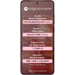 MOTOROLA Edge 60 Fusion 5G (PANTONE Zephyr, 256 GB)  (8 GB RAM)