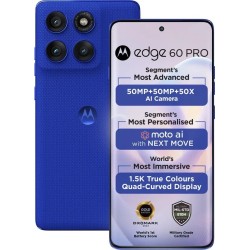 MOTOROLA Edge 60 Pro (Pantone Dazzling Blue, 256 GB)  (8 GB RAM)