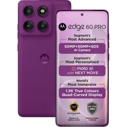 MOTOROLA Edge 60 Pro (Pantone Sparkling Grape, 256 GB)  (8 GB RAM)