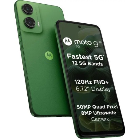 MOTOROLA g35 5G (Leaf Green, 128 GB)  (4 GB RAM)