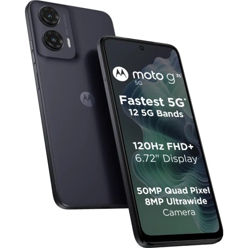 MOTOROLA g35 5G (Midnight Black, 128 GB)  (4 GB RAM)