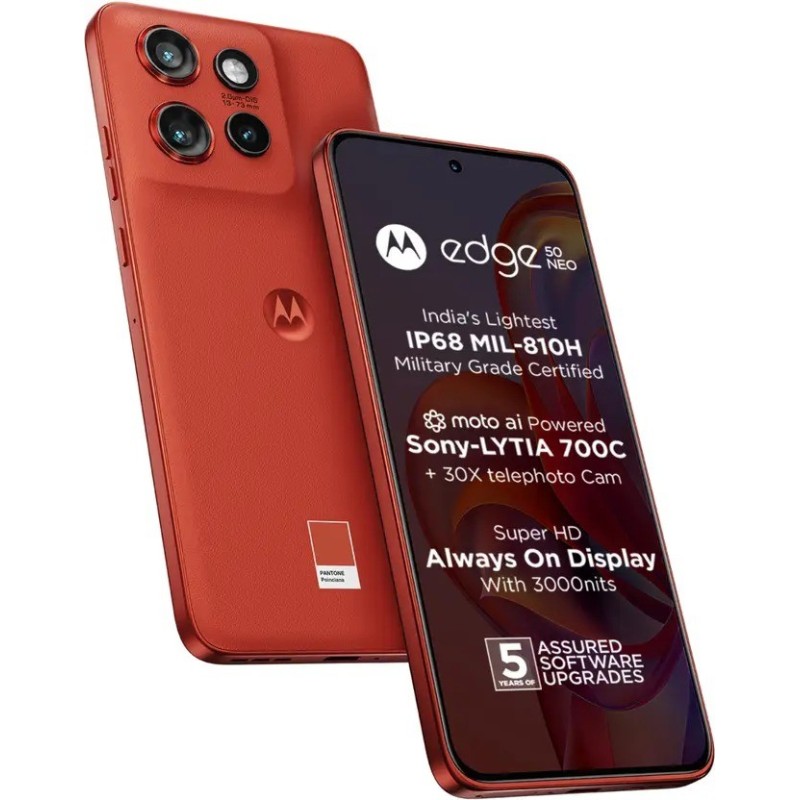 Motorola Edge 50 Neo (PANTONE Poinciana, 256 GB)  (8 GB RAM)