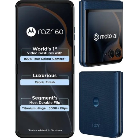 MOTOROLA Razr 60 (PANTONE Gibraltar Sea, 256 GB)  (8 GB RAM)