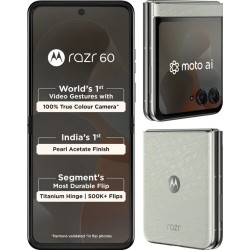 MOTOROLA Razr 60 (PANTONE Lightest Sky, 256 GB)  (8 GB RAM)
