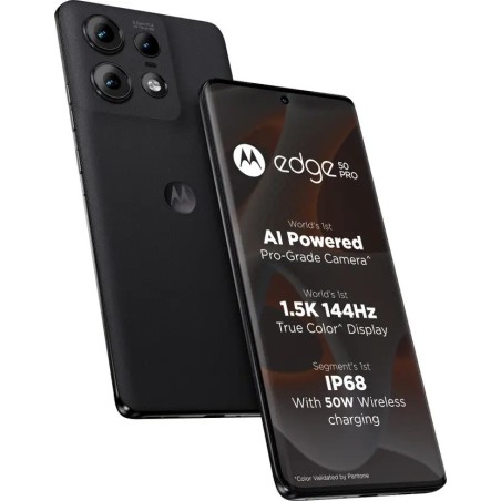 Motorola Edge 50 Pro 5G with 125W Charger (Black Beauty, 256 GB)  (12 GB RAM)