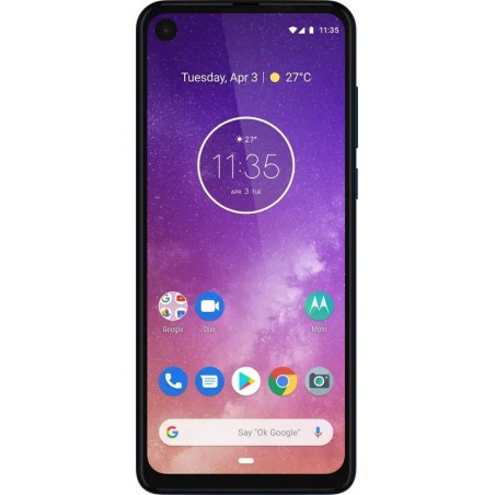 MOTOROLA One Vision (Sapphire Gradient, 128 GB)  (4 GB RAM)