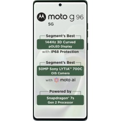 MOTOROLA G96 5G (Pantone Greener Pastures, 128 GB)  (8 GB RAM)
