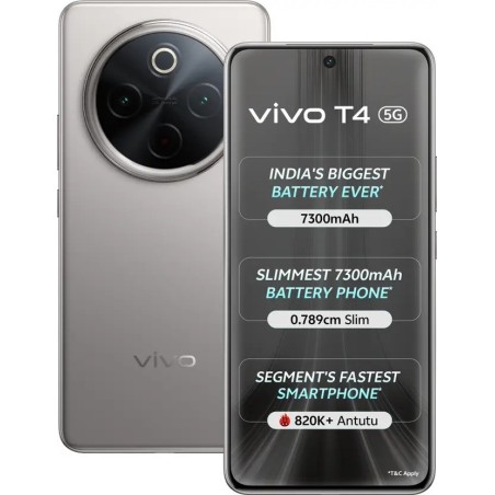 vivo T4 5G (Phantom Grey, 256 GB)  (12 GB RAM)
