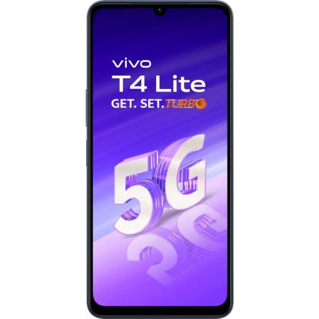 vivo T4 Lite 5G Charger in the Box (Prism Blue, 128 GB)  (4 GB RAM)