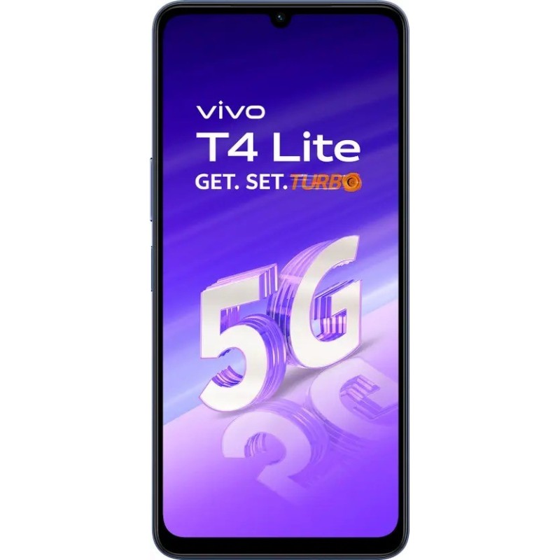 vivo T4 Lite 5G Charger in the Box (Prism Blue, 128 GB)  (6 GB RAM)