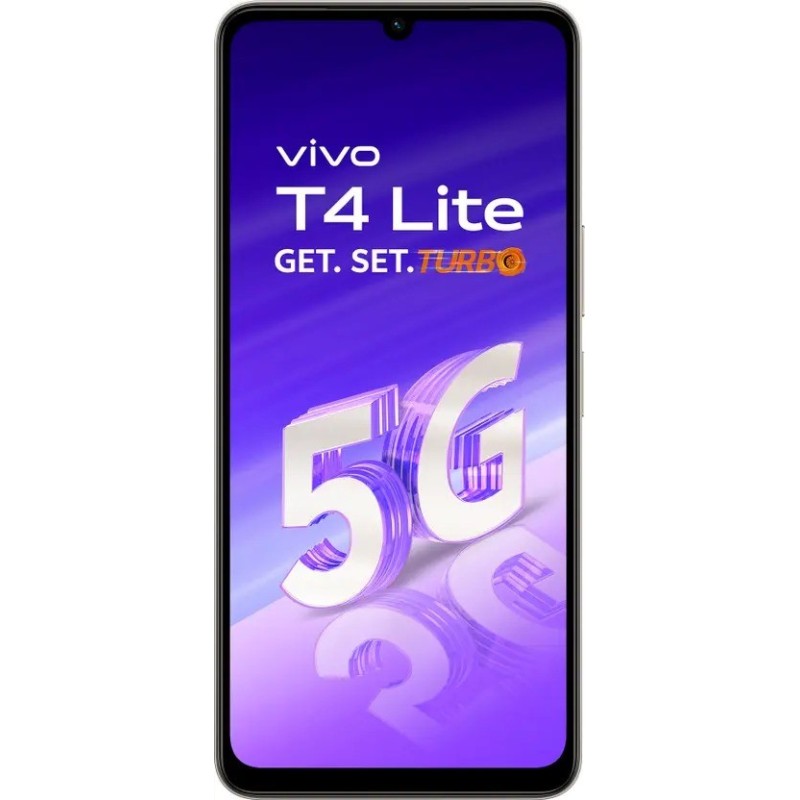 vivo T4 Lite 5G Charger in the Box (Titanium Gold, 128 GB)  (6 GB RAM)