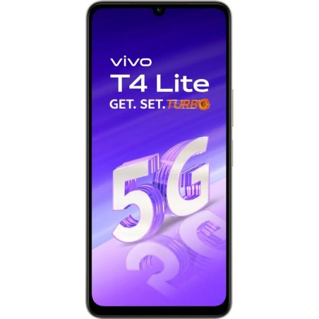 vivo T4 Lite 5G Charger in the Box (Titanium Gold, 128 GB)  (6 GB RAM)