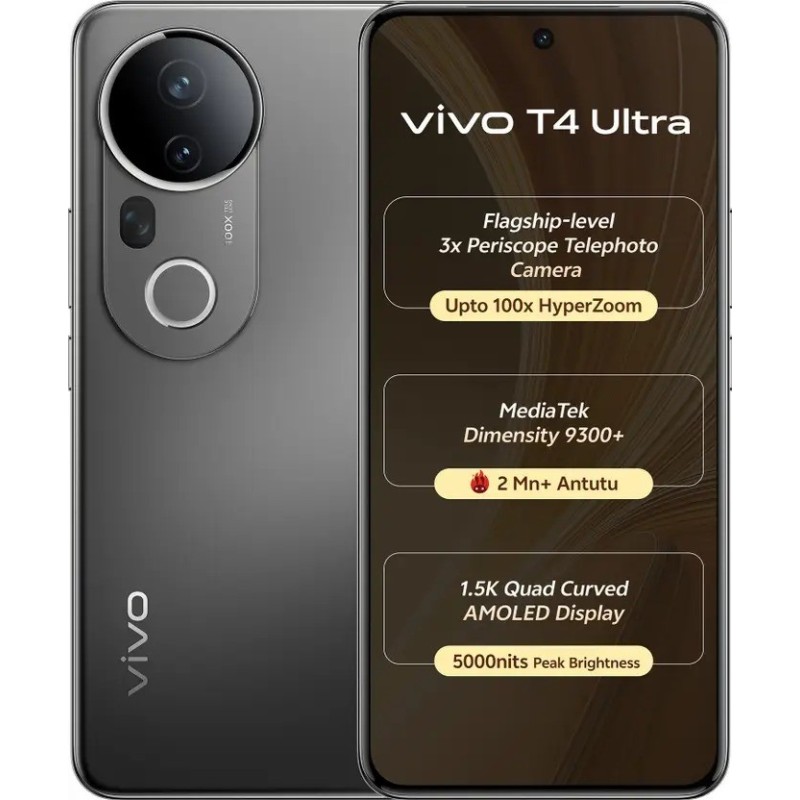 vivo T4 Ultra 5G (Meteor Grey, 256 GB)  (12 GB RAM)