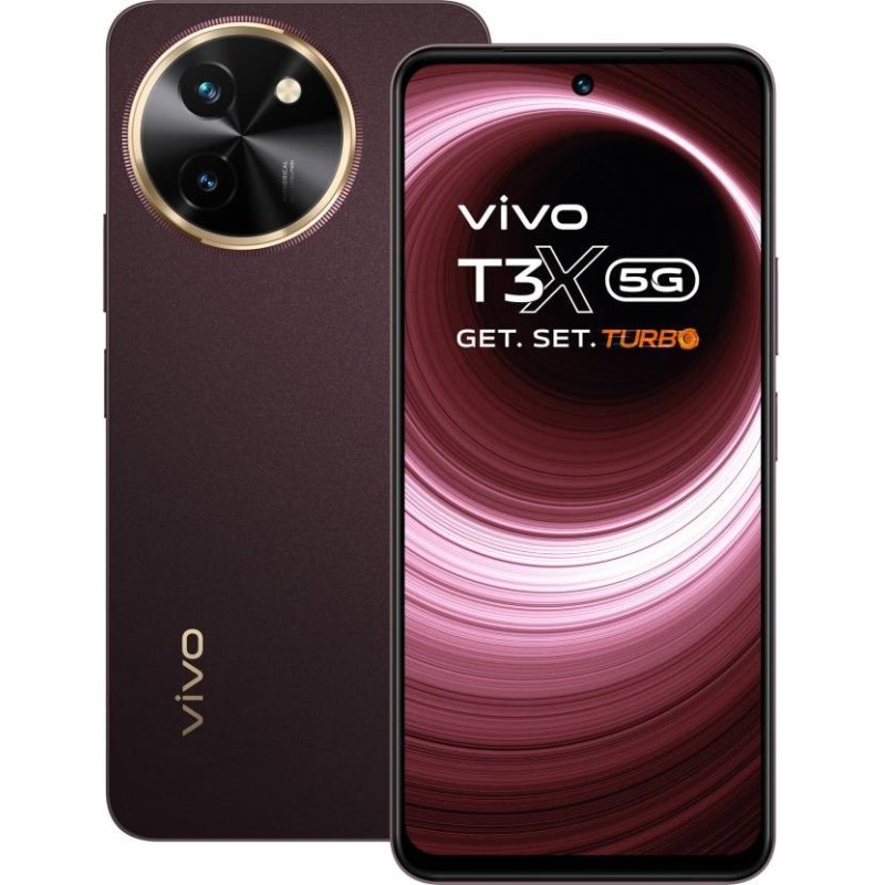 vivo T3x 5G (Crimson Bliss, 128 GB)  (6 GB RAM)