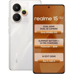 realme 15 5G (Flowing Silver, 128 GB)  (8 GB RAM)