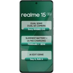 realme 15 5G (Velvet Green, 128 GB)  (8 GB RAM)