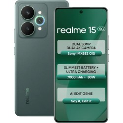 realme 15 5G (Velvet Green, 256 GB)  (8 GB RAM)
