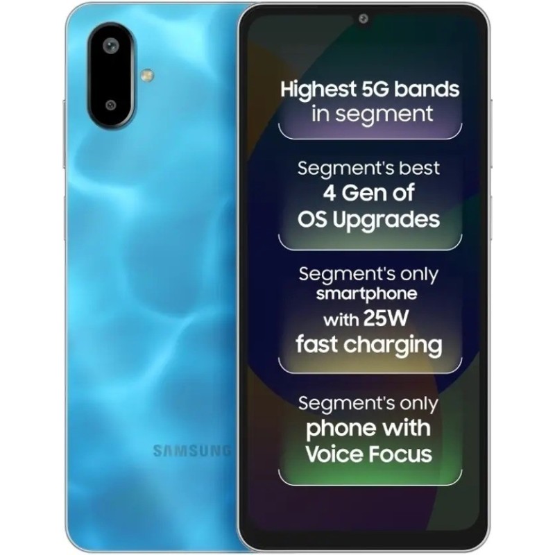 Samsung Galaxy F06 5G (Bahama Blue, 128 GB)  (4 GB RAM)