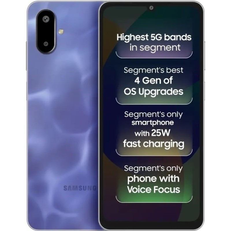 Samsung Galaxy F06 5G (Lit Violet, 128 GB)  (6 GB RAM)