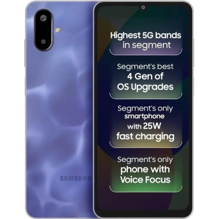 Samsung Galaxy F06 5G (Lit Violet, 128 GB)  (6 GB RAM)
